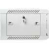 Lanberg 19" Rack, 4U/450mm, sklenené dvere, šedý