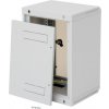 Triton 10" rack, 9U/260, sklenené dvere, šedý