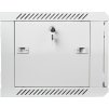Lanberg 19" Rack, 6U/450mm, sklenené dvere, šedý
