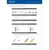 DATACOM Datová zásuvka UTP CAT5E 2xRJ45 pod omítku 45st. bílá