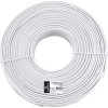 GEMBIRD Kabel telefonní 4C, klubko 100m, bílý