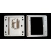 WALL plate SA s rámečkem pro 1keystone (80 x 80)
