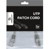 Patch kabel UTP Cat5e Patch 0,25m, šedý