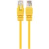 Patch kabel cat5e UTP 1m - žlutý