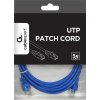 Patch kabel cat5e UTP 2m - modrý