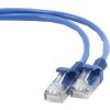 Patch kabel cat5e UTP 0,25m - modrý