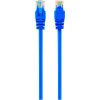Patch kabel cat5e UTP 0,25m - modrý