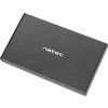 NATEC NKZ-0941 Natec RHINO GO Externý box pre 2.5 SATA HDD/SSD, USB 3.0, hliníkový, čierny