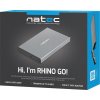 NATEC NKZ-1281 Natec external enclosure RHINO GO for 2,5 SATA, USB 3.0, Grey