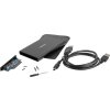 Externí box pro HDD 2,5" USB 2.0 Natec Rhino, černý