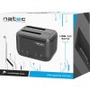 Dokovací stanice pro HDD 2,5"/3,5" USB 3.0 Natec Kangaroo Dual, funkce klonování, napájecí adaptér