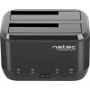 Dokovací stanice pro HDD 2,5"/3,5" USB 3.0 Natec Kangaroo Dual, funkce klonování, napájecí adaptér