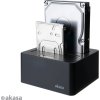AKASA HDD box DuoDock X3 HDD/SSD, USB 3.1, 2.5" a 3.5", pro 2 disky současně