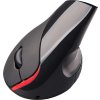 C-TECH myš VEM-07, vertikální, bezdrátová, 5 tlačítek, černá, USB nano receiver