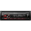 Pioneer MVH-S320BT autorádio s USB a Bluetooth červené