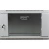Digitus 19" Rack, 6U/450mm, sklenené dvere, šedý