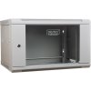Digitus 19" Rack, 6U/450mm, sklenené dvere, šedý