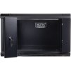 Digitus 19" Rack, 6U/450mm, sklenené dvere, čierny