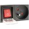 GEMBIRD PDU 8x French socket 1U 10A 3m C14 Plug