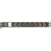 GEMBIRD PDU 8x French socket 1U 10A 3m C14 Plug