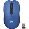 Natec optická myš ROBIN/Cestovní/Optická/1 600 DPI/Bezdrátová USB/Modrá