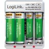 LOGILINK Nabíjačka batérií pre Ni-MH/Ni-Cd AA/AAA/9V nabíjateľné batérie