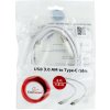 GEMBIRD Kabel USB 3.0 AM na Type-C kabel (AM/CM), 1,8m, bílý
