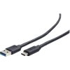 Gembird CCP-USB3-AMCM-1M USB 3.0 AM na Type-C (AM/CM), 1m, černý
