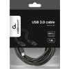 Gembird CCP-USB3-AMCM-6 USB 3.0 to type-C (AM/CM), 1,8m, černý