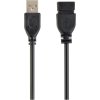 Gembird CCP-USB2-AMAF-6 kábel USB 2.0 A-A predlžovací 1.8m