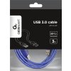 GEMBIRD Kabel USB 3.0 A-A prodlužovací 3m modrý
