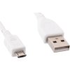 Gembird CCP-MUSB2-AMBM-W-1M micro USB 2.0 AM-MBM5P, 1m, bílý