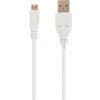 Gembird CCP-MUSB2-AMBM-W-1M micro USB 2.0 AM-MBM5P, 1m, bílý
