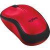 Logitech Wireless Mouse M220 Silent, red