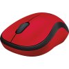 Logitech Wireless Mouse M220 Silent, red