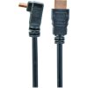 GEMBIRD Kabel HDMI - HDMI 3m, 90° konektor (v1.4, M/M, zlacené kontakty, úhlový, stíněný)