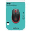 Logitech Wireless Mouse M190 Full-Size, red