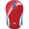 Logitech Wireless Mini Mouse M187, red