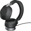 Jabra náhlavní souprava se stojánkem Evolve2 85, Link 380c MS, stereo, černá