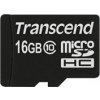 TRANSCEND MicroSDHC karta 16GB Class 10, bez adaptéru