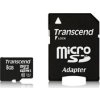 TRANSCEND MicroSDHC karta 8GB Premium, Class 10 UHS-I 300x + adaptér