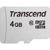 TRANSCEND MicroSDHC karta 4GB 300S, Class 10, bez adaptéru