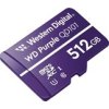 WD MicroSDXC karta 512GB Purple WDD512G1P0C Class 10 (R:100/W:60 MB/s)