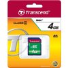 TRANSCEND SDHC karta 4GB Class 4