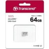 TRANSCEND MicroSDXC karta 64GB 300S, UHS-I U1 + adaptér