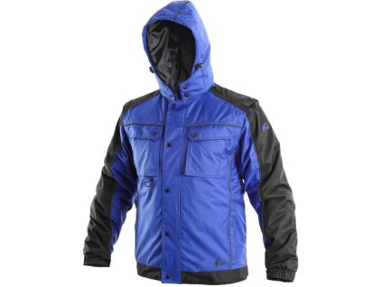 Bunda CXS IRVINE, zimní, pánská, modro-černá, vel. S (Velikost S)