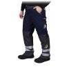 Ochranné zateplené pracovné nohavice pánske – TWILL, reflexné prvky