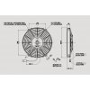 Ventilátor SPAL VA07-AP7/C-31A 12V (225 mm)