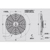 Ventilátor SPAL 12V VA08-AP51/C-23S (350 mm)