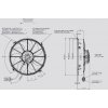 Ventilátor SPAL 24V VA01-BP90/LL-66A (305 mm)